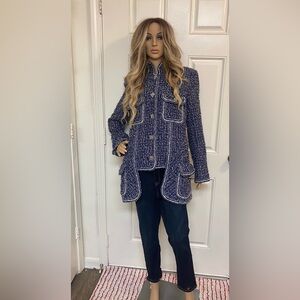 CHANEL Fantasy Tweed Double Breasted Blazer2015 Spring Collection 🫶🏻